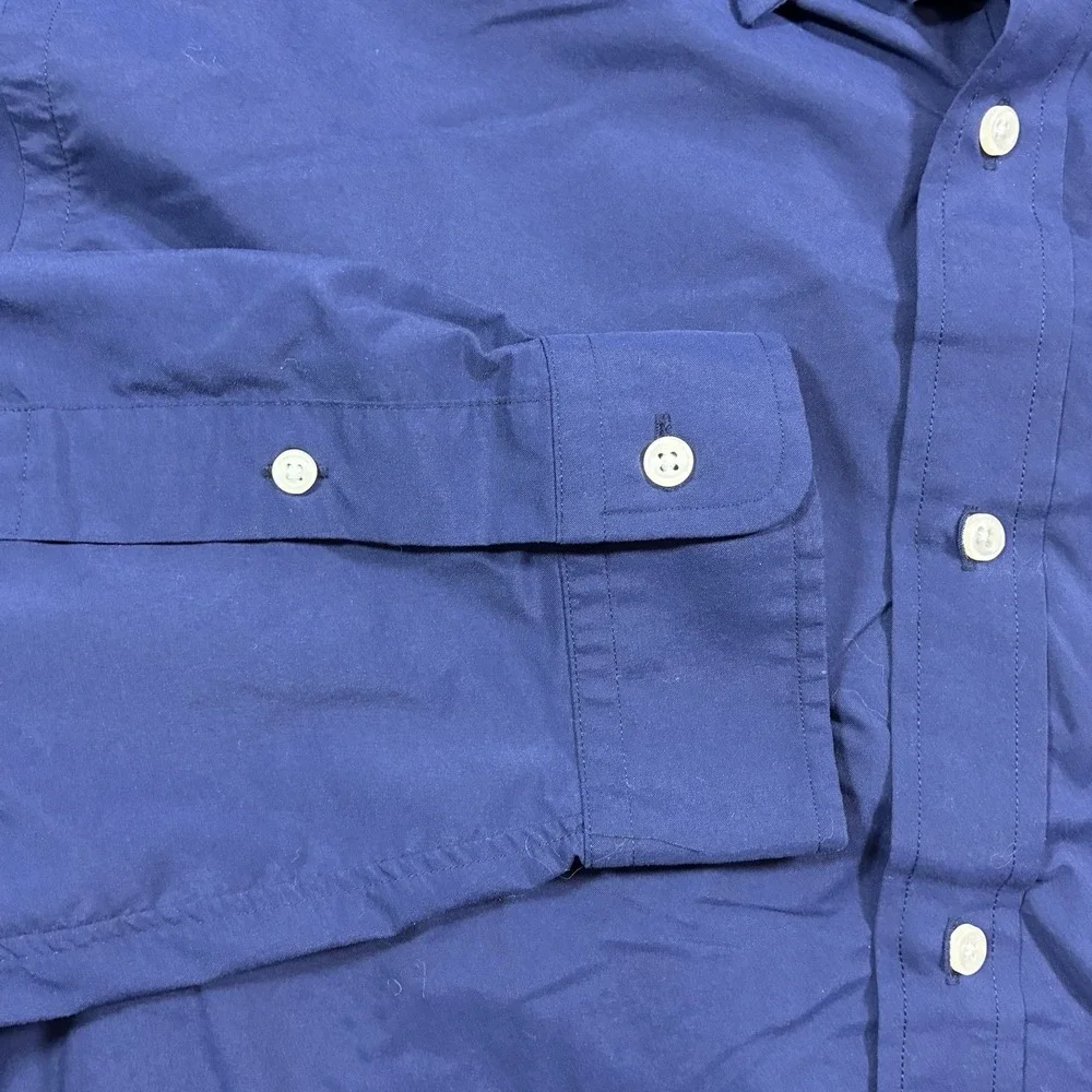 Polo Ralph Lauren Slim Fit Performance Mens 2XL Navy Blue Button Down
